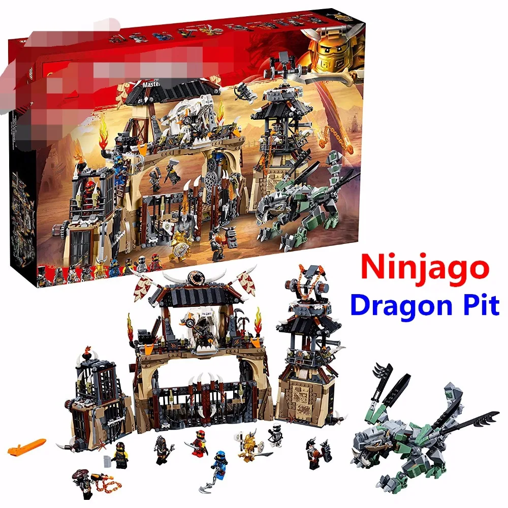 

Compatible With Lego 70655 Ninja Dragon Pit Set Ninjagoed Figures Building Blocks DIY Bricks Educational Toys For Children