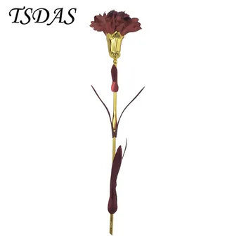 

Gold Foil Plated Carnation Mother's Day Gift Red Artificial Flower Home Decor Rose Romantic Valentine's Day & Wedding Gifts