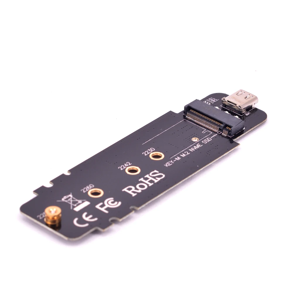  M schlüssel M.2 SSD Tragbare Mobile Box USB 3.1 Typ-C zu NVMe PCIe 30 4x M2 für Intel 760 P 960 EVO