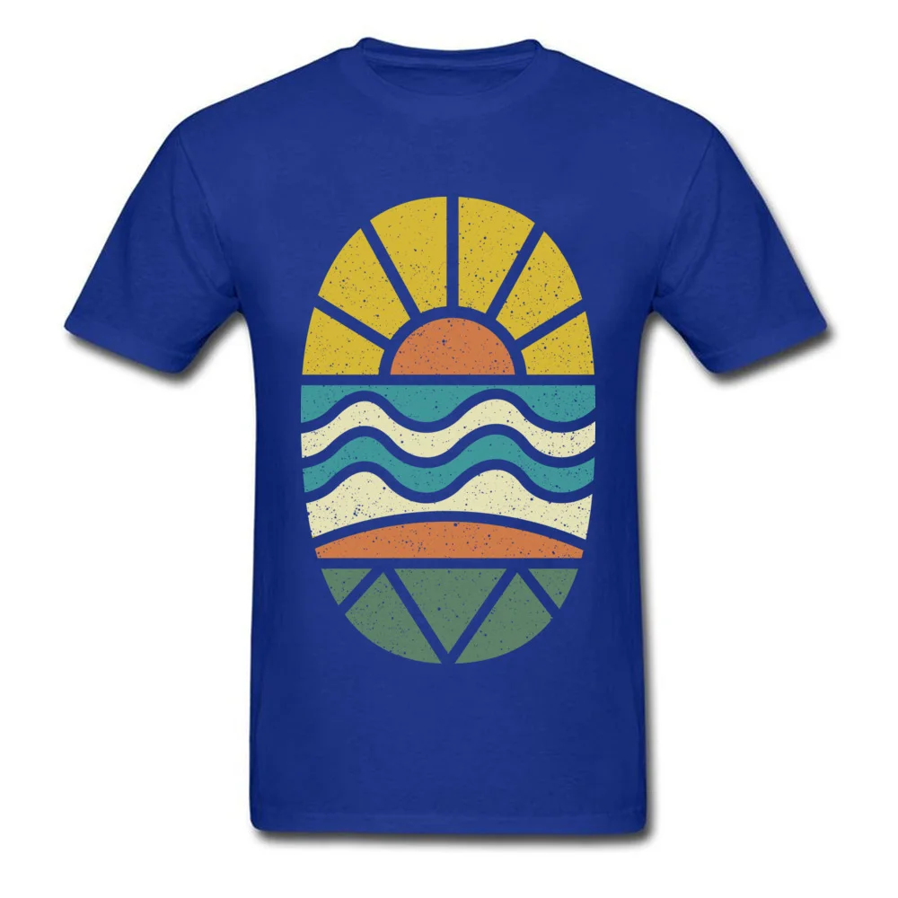 Casual Lets Go Surfing Tops T Shirt for Men Prevalent Lovers Day Crewneck 100% Cotton Short Sleeve T-Shirt Casual Clothing Shirt Lets Go Surfing blue