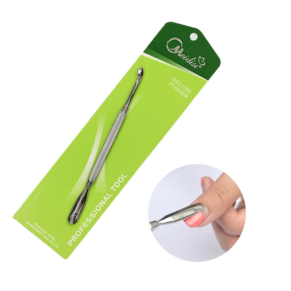 1pcs Knife Nails Art Cuticle Pusher Remover Pedicure Spoon Manicure