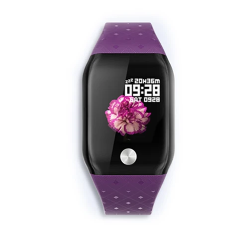 A88+ Bluetooth Смарт-часы 0,66 ''OLED водонепроницаемый экран Смарт-браслет Здоровье B59 смарт-браслет для IOS Android телефонов - Цвет: Фиолетовый