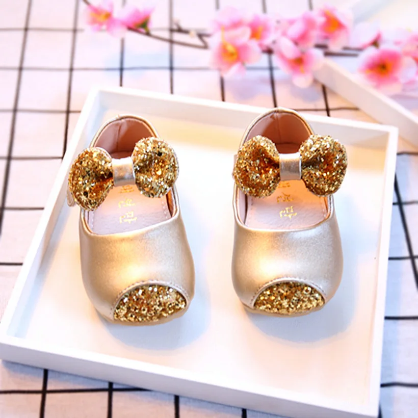 de princesa con lentejuelas doradas para bebé de 1 venta directa de fábrica, zapatos bebé, zapatos para niño pequeño|Zapatillas deportivas| - AliExpress