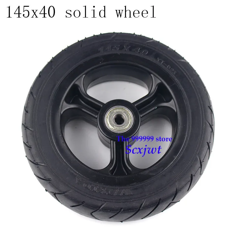 

Free Shipping new 6 inch solid wheel 145X40 solid tire 145*40 tire fits for electric scooter Children's trolley gas scooter
