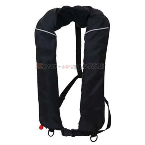 Inflatable lifejacket Fishing Vest Automatic inflatable life jacket PFD for Adult man life-vest more than 150N Buoyancy | Спорт и