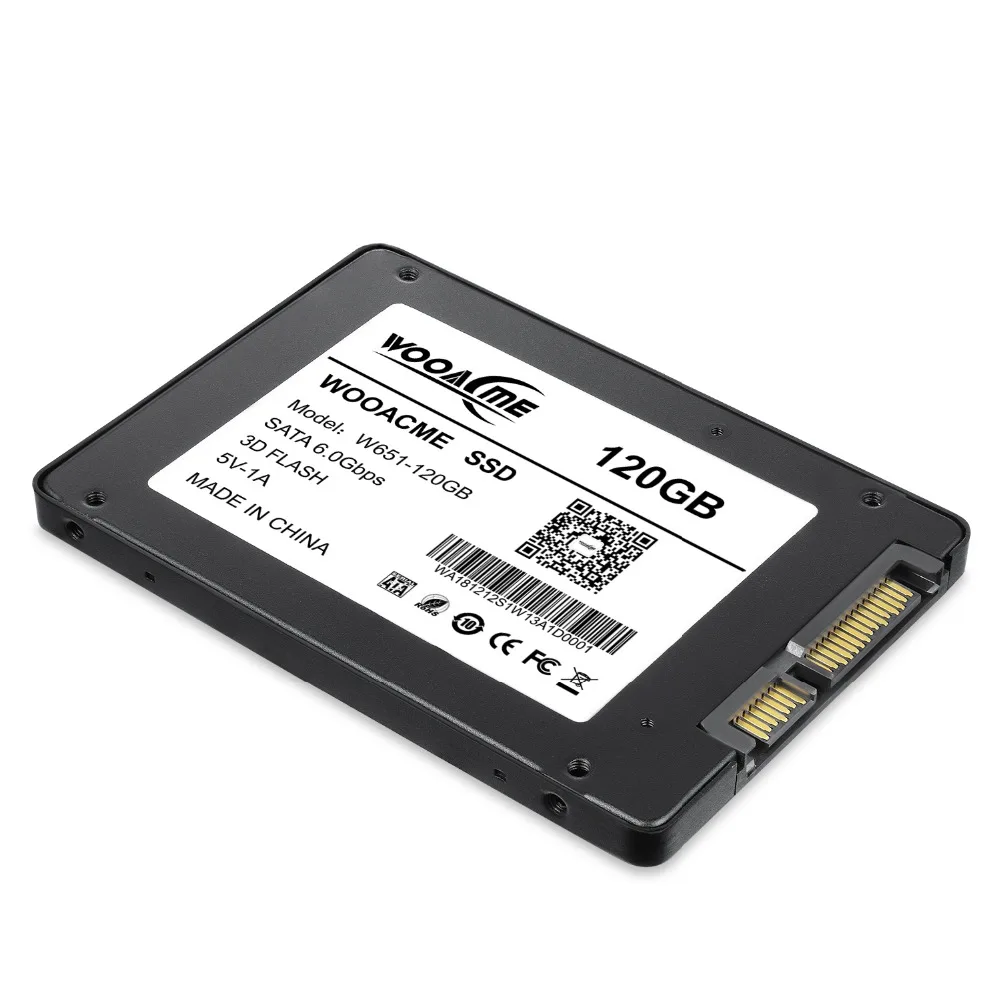 SSD накопитель Wooacme W651 120 ГБ 240 480 960 128 256 2 5 дюйма SATA III Внутренний твердотельный для