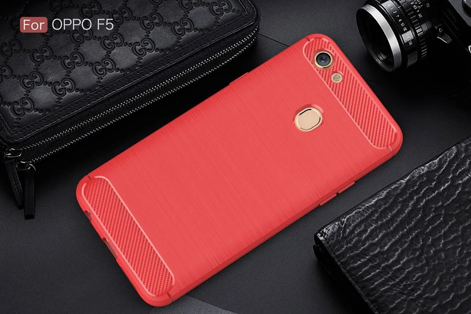 Carbon Fiber Case For OPPO F5 Soft TPU Silicon Luxury business Style TPU Case For OPPO F5  Back Phone Cover For OPPO F5 F5 Coque (14)
