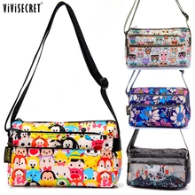 Frauen Messenger Bags Handtasche Dame Kausalen Kleine Kreuz Körper Blumen Cartoon Tsum Hobo Mujer Tasche Für Mädchen Bolsa Feminina geldbörse