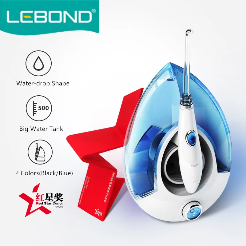 

LEBOND Electric Oral Irrigator W1 Water Flosser Household 9 Levels Pressure Control With 500ml Water Tank And 5 Nozzles