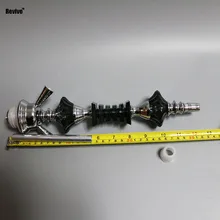 Revive наргиле кальян стебель с 2 шланговыми соединителями черный кальян аксессуары chicha наргиле курительная трубка без основания чаши
