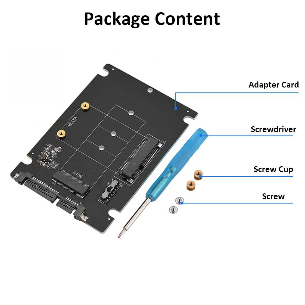 S107-RTK адаптер карта расширения все 2 в 1 конвертер/адаптер Поддержка mSATA/M.2 NGFF SSD твердотельный диск для рабочего стола