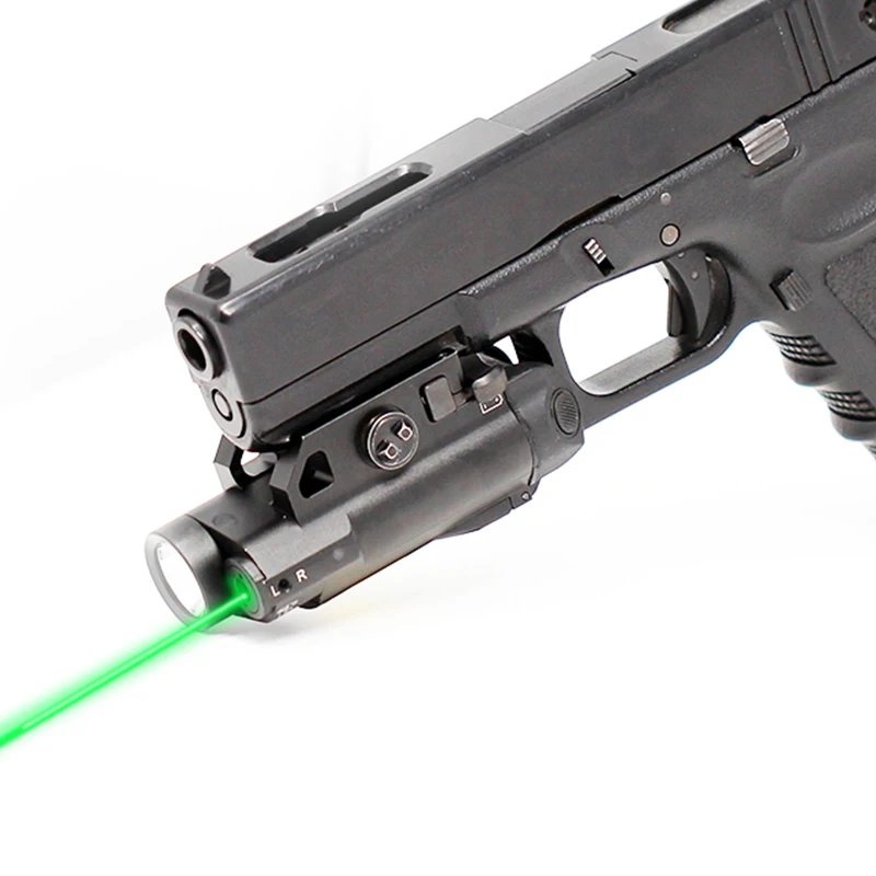 

Tactical Laser Sight Scope Weapon Light Laser 5mw Glock 19 Laser Pointer For Guns Picatinny Aiming Laser + Tactical Light