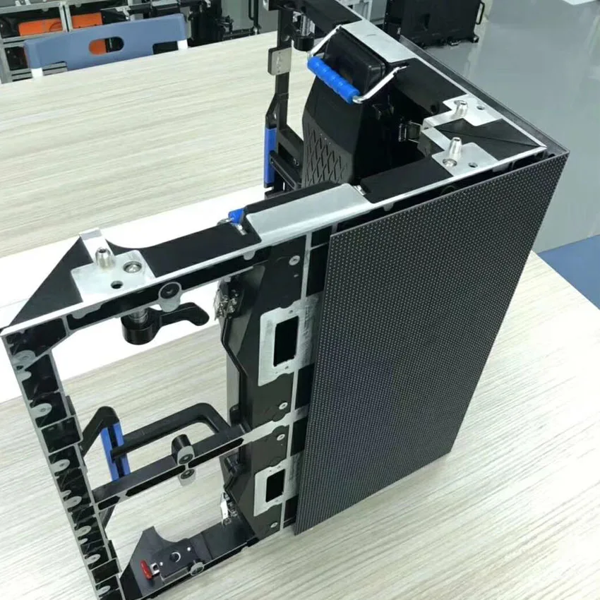 

New 3.91mm full color indoor 90 degree cabinet curved led display screen, 500x500mm indoor rental p3.91