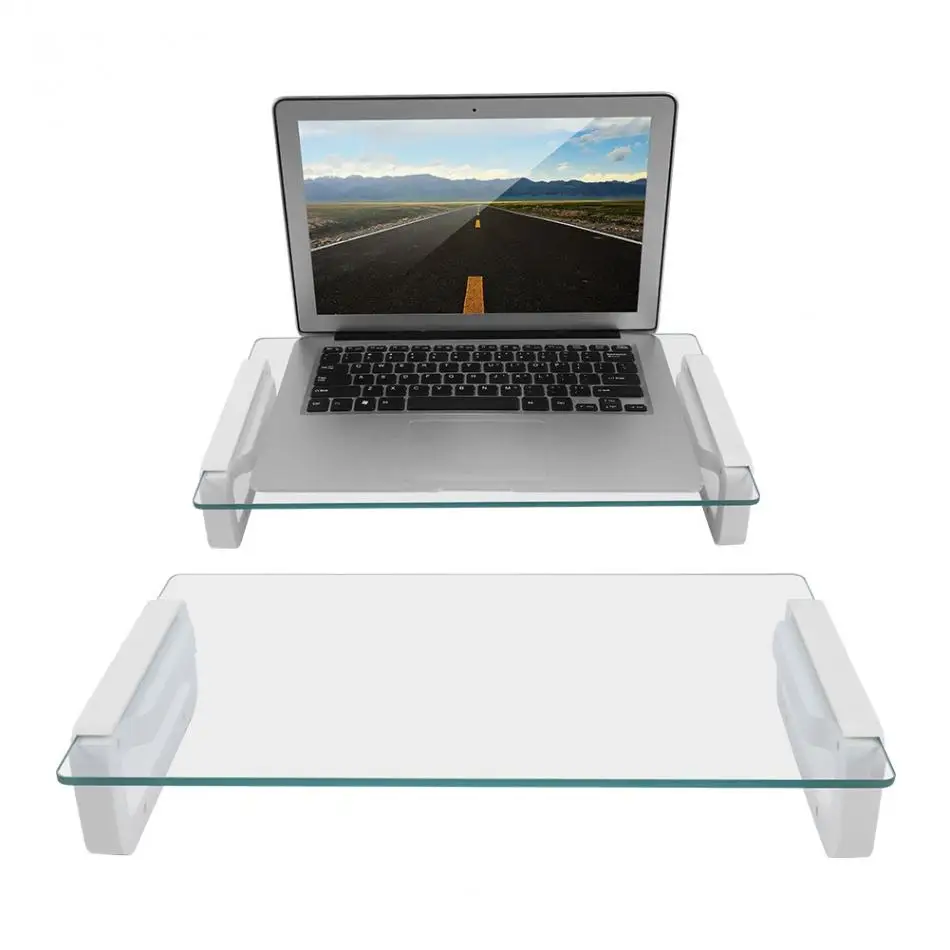 Подставка для ноутбука из закаленного стекла, лаконичная настольная подставка-держатель, быстрая теплоотдача, подставка-браслет для Macbook Pro с 4 usb-портами