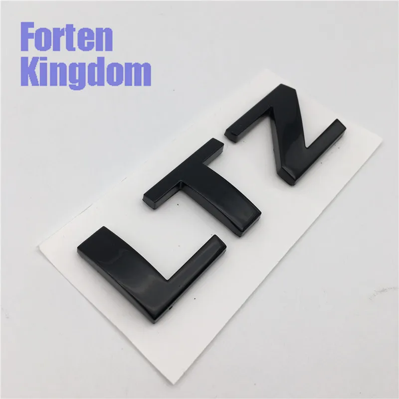 Forten Kingdom 1 шт. автомобиля слово LTZ ABS хром 3D значок в виде буквы крыло или задний багажник именные таблички пользовательская эмблема стикер