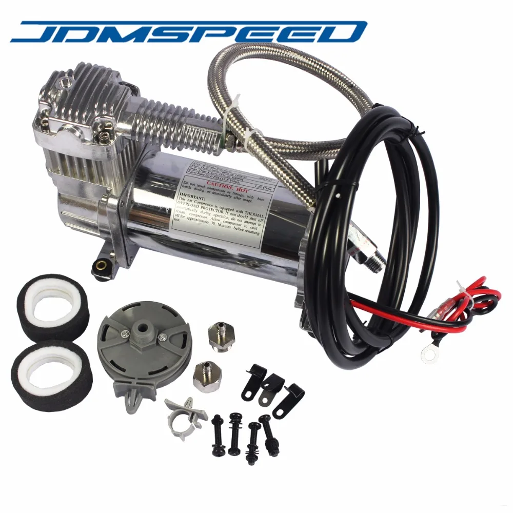 JDMSPEED новый воздушный компрессор 150 PSI 1/4 &quot комплект шлангов 12 В для подвешивания