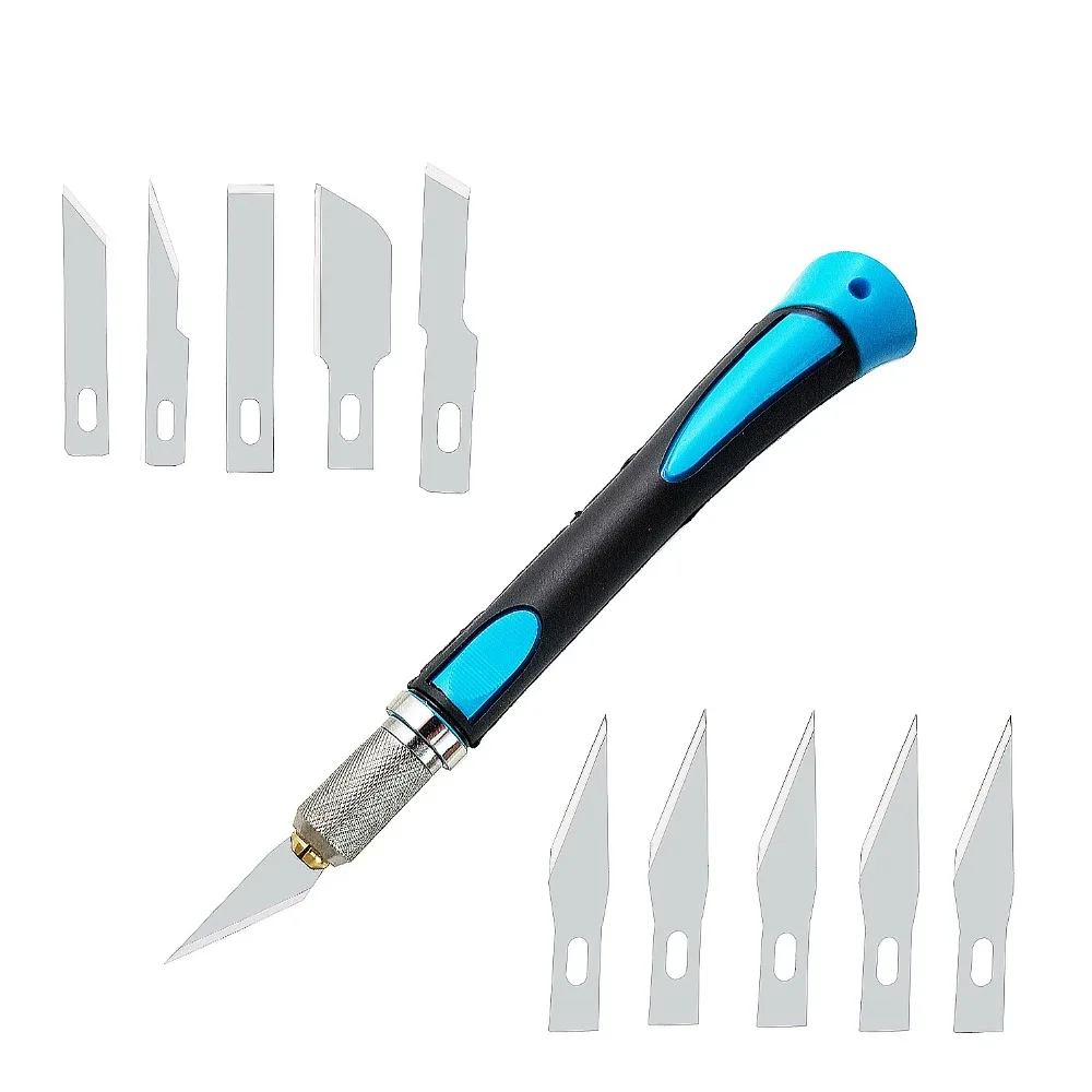 Precision Craft Knife Set blue (10)