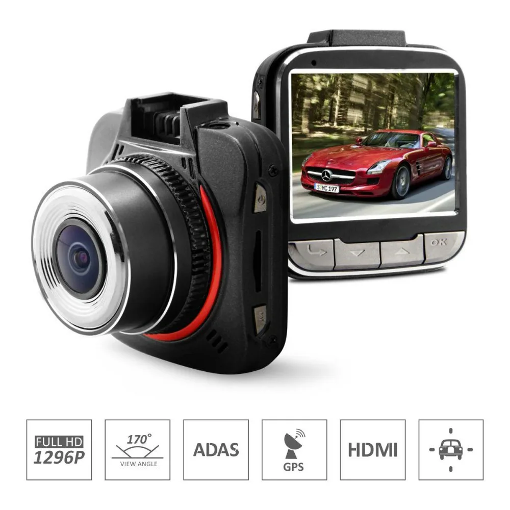 

GS52D Mini Car DVR Ambarella A7LA50 Full HD 1080P 30fps 2.0 inch LCD With G-Sensor HDR GPS Car Dash Camera Recorder