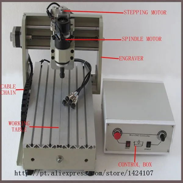 MINI CNC desktop CNC engraving machine 3020T small crafts processing