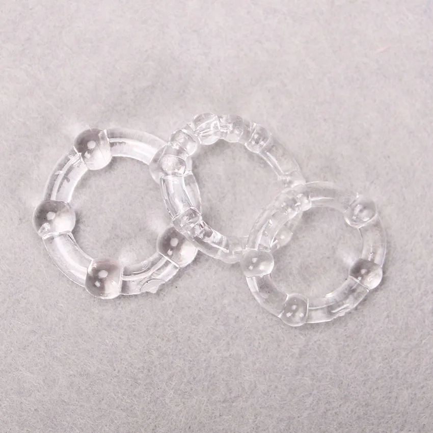 3 pz/pacco anello in silicone con tempo di ritardo anelli prodotti per adulti giocattolo del sesso maschile soggiorno flessibile ciambelle anelli regalo del partito_voghion.com