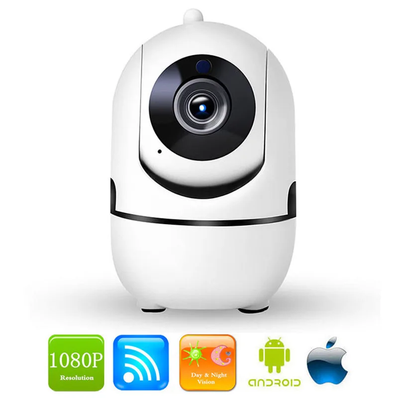 

Cloud Storage Wireless IP Camera 1080P 720P AI Body Motion Auto Tracking Home Monitor Surveillance CCTV WiFi Baby Monitor