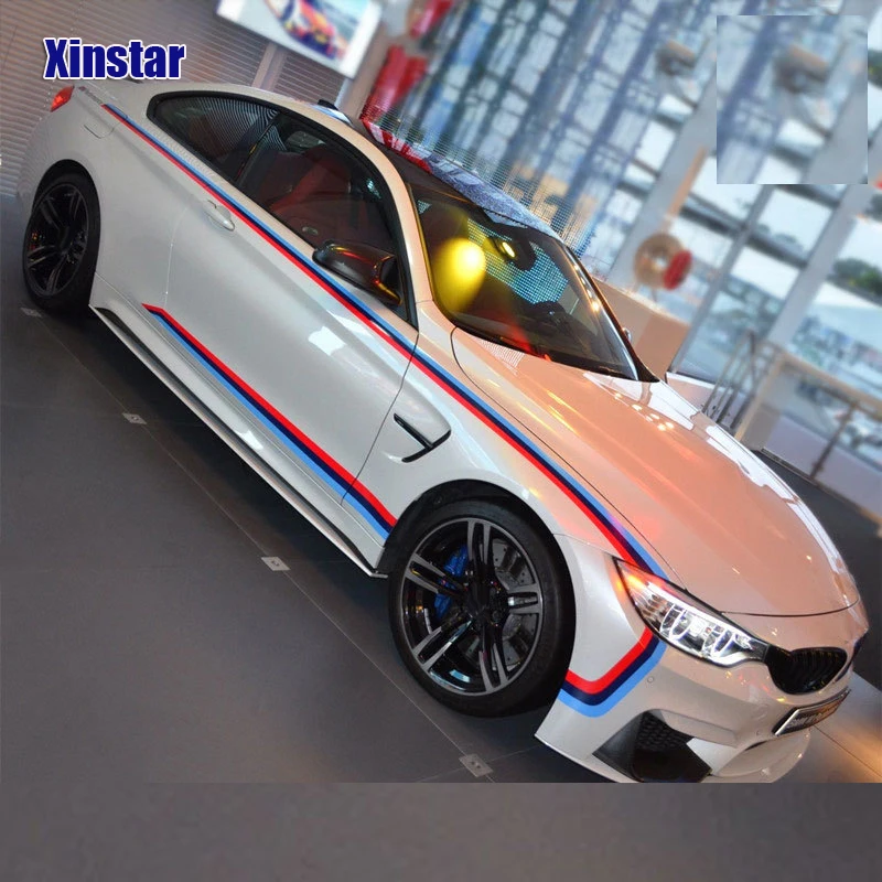 1 Набор M power performance Автомобильная дверная наклейка для BMW F30 F10 E60 E90 E46 X1 X3 X4 X5 X7 |