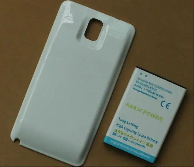 

7500mAh Note 3 Business Extend Battery B800BE For Samsung Galaxy Note3N9000 N9005 + Back Cover Door Black White color