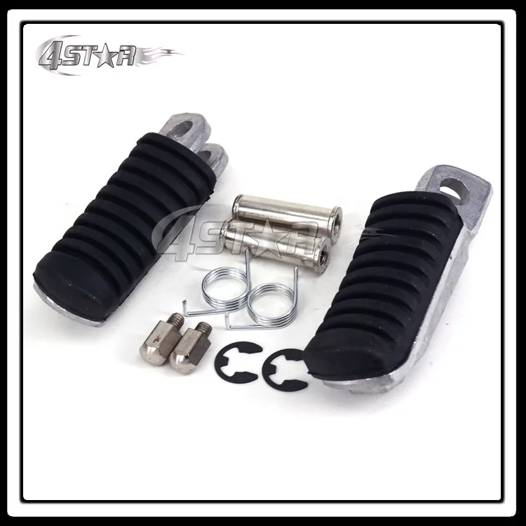 

Motorcycle Left Right Front Footrest Foot Pegs For ZRX400 ZRX1100 ZRX1200 Z1000 Z750 EX250 ZZR1100 ZX9R Racing Motocross