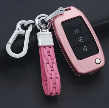 

Gift Fashion Car Keychain Cover Case Holder Purse For KIA Sorento KX5 KX3 K3 K5 RIO4 KXCROSS Sportage Niro Optima Sedona Forte
