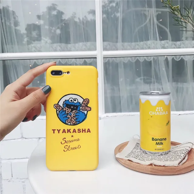 Cartoon Cookie Friends Painting Phone Case For iPhone 6 6S 7 8 Plus X Cute Couples Soft IMD Phone back Cover Cases Coque
