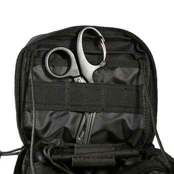 

Outdoor EDC Survival Paramedic Medical Rescue Scissor Trauma Gauze First Aid Multi-Function Emergency Shear For Camping Hiking