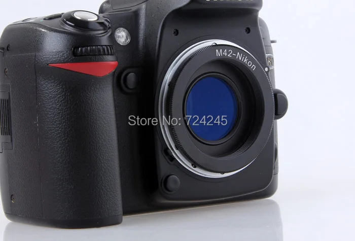 Lens Adapter Ring for M42 Lens to Nikon Mount Adapter with Infinity Focus Glass for Nikon DSLR Camera D60 D80 D90 D700 D5000