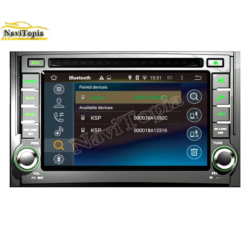 Excellent NAVITOPIA 4G RAM 32G ROM Octa Core Android 9.0 Car DVD GPS Navigation for Dodge H100 Van/ for Wagon 2007- for Hyundai iLOAD 2007 4