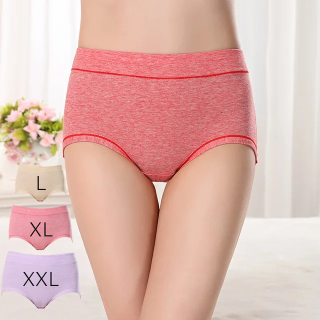 Free Shipping Colored cotton in the waist and buttock cotton underwear ms points of comfortable