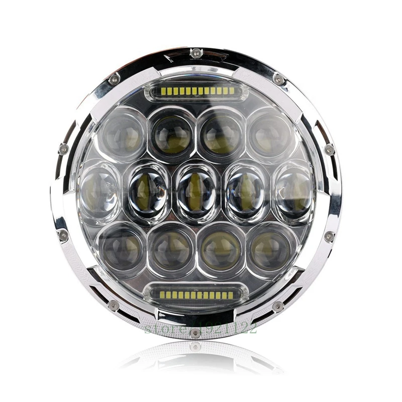 Farol Led Moto для Harley H4 H13 жгут 7 &quotмотоцикл черный проектор мотор СВЕТОДИОДНАЯ Лампа