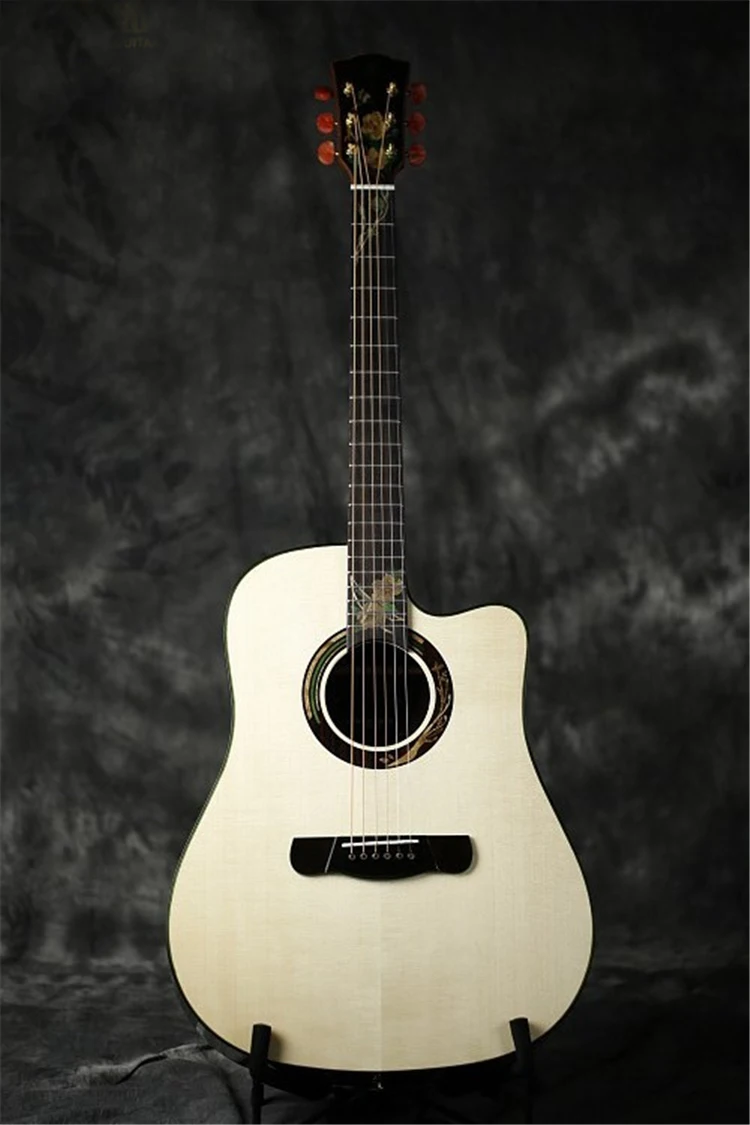 Buy Merida summer hand craft solid wood acoutic guitar