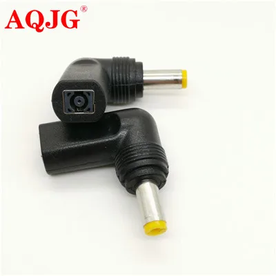 90degree 5.5*2.5mm Male Plug with Tip to 4.5*3.0 female jack Right Angle DC Power Charger Adapter Converter Connector for HP | Компьютеры