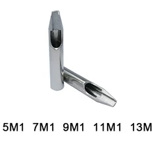 Татуировки Советы 304 нержавеющая сталь Magnum одно отверстие колпачки для татуажа советы для иглы для тату-машинки Набор поставки Прямая