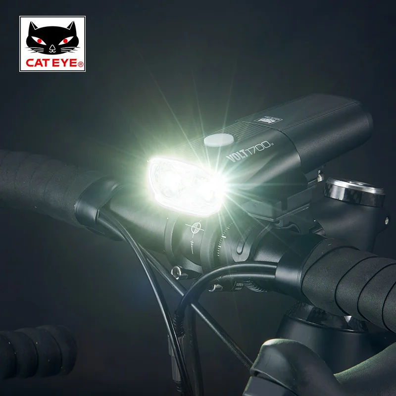 Велосипедный передний светодиодный светильник s лампа головной светильник s водонепроницаемый USB Перезаряжаемый Аккумулятор Аксессуары для велосипеда CATEYE 1700 люмен велосипедный светильник