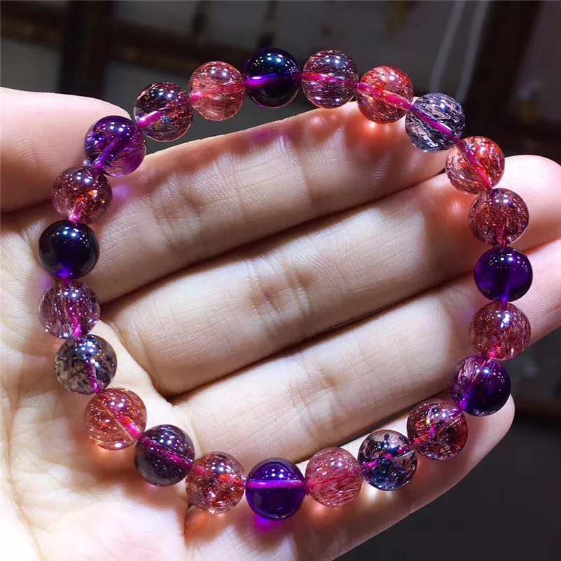Natural Lepidocrocite Quartz Bracelet (6)