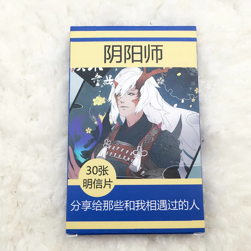 30 листов/набор игра Onmyoji открытка/поздравительная открытка/открытка для сообщений/подарок на день рождения