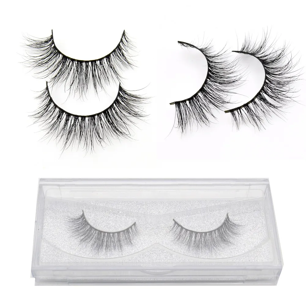 

3D Mink Eyelashes Upper Real Mink Lashes Soft Natural False Eyelashes 1 pair Handmade Fake Eye Lashes Extension False Eyelash
