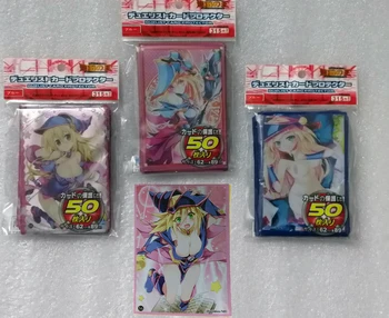 

10packs/lot Yu-Gi-Oh! Cosplay Yugioh Figures Dark Magician Girl Mana Anime Board Games Card Sleeves Card Barrier Card Protector