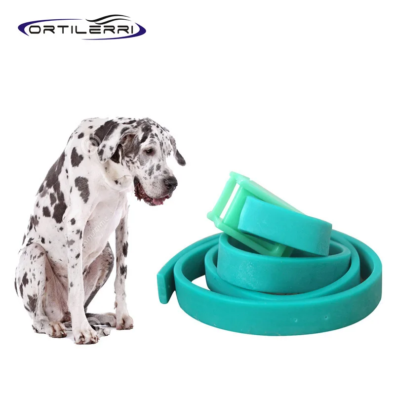Ortilerri Plastic Green Cat Dog Flea Collar Anti Lice Pest Flea Collar