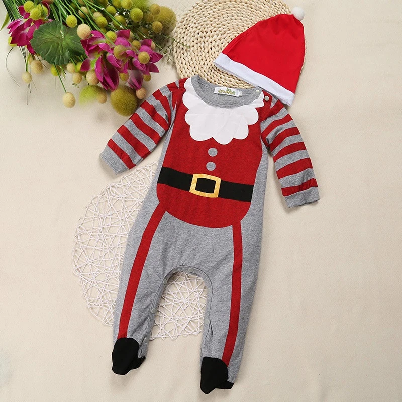 Bear Leader/Детские комбинезоны; коллекция года; рождественский стиль; одежда с длинными рукавами для маленьких мальчиков и девочек; костюмы для новорожденных; комплекты осенней одежды
