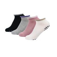 Vihir/4 пары, хлопковые носки для йоги, женские нескользящие массажные носки для пилатеса, женские спортивные носки для спортзала, танцевальные носки для йоги