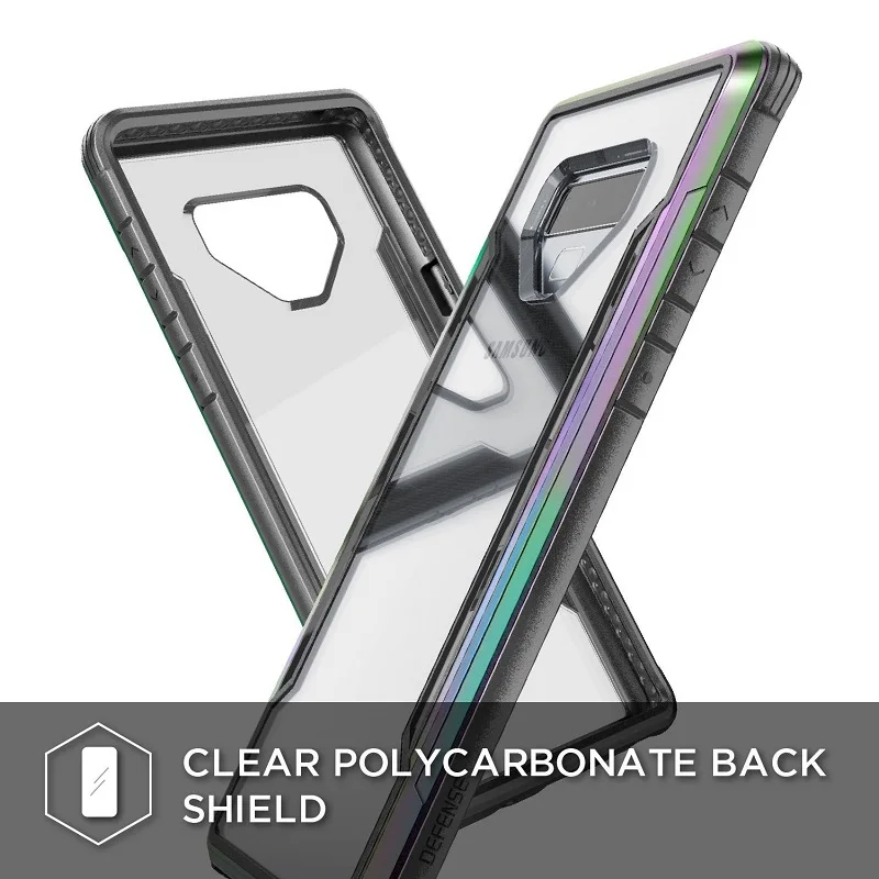 Чехол X-Doria Defense Shield для samsung Galaxy Note 9, военный класс, протестированный, защитный чехол для Note 9, алюминиевый чехол