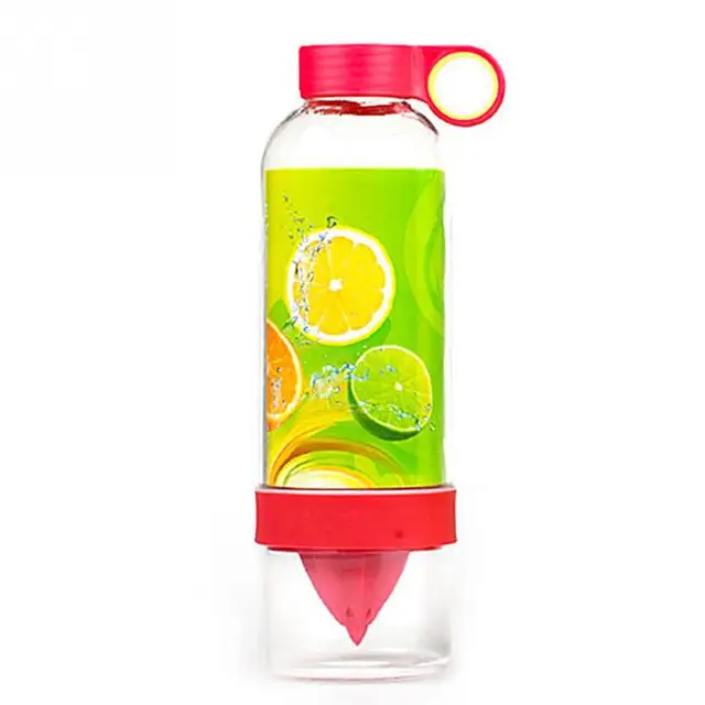800ml Lemon Juicer Bottle Fruit Squeezer Infuser Orange Lemon Press