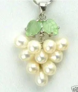 

FANCY!White PEARL Genuine Freshwater Grapes shape Fashion Jewelry PENDANT