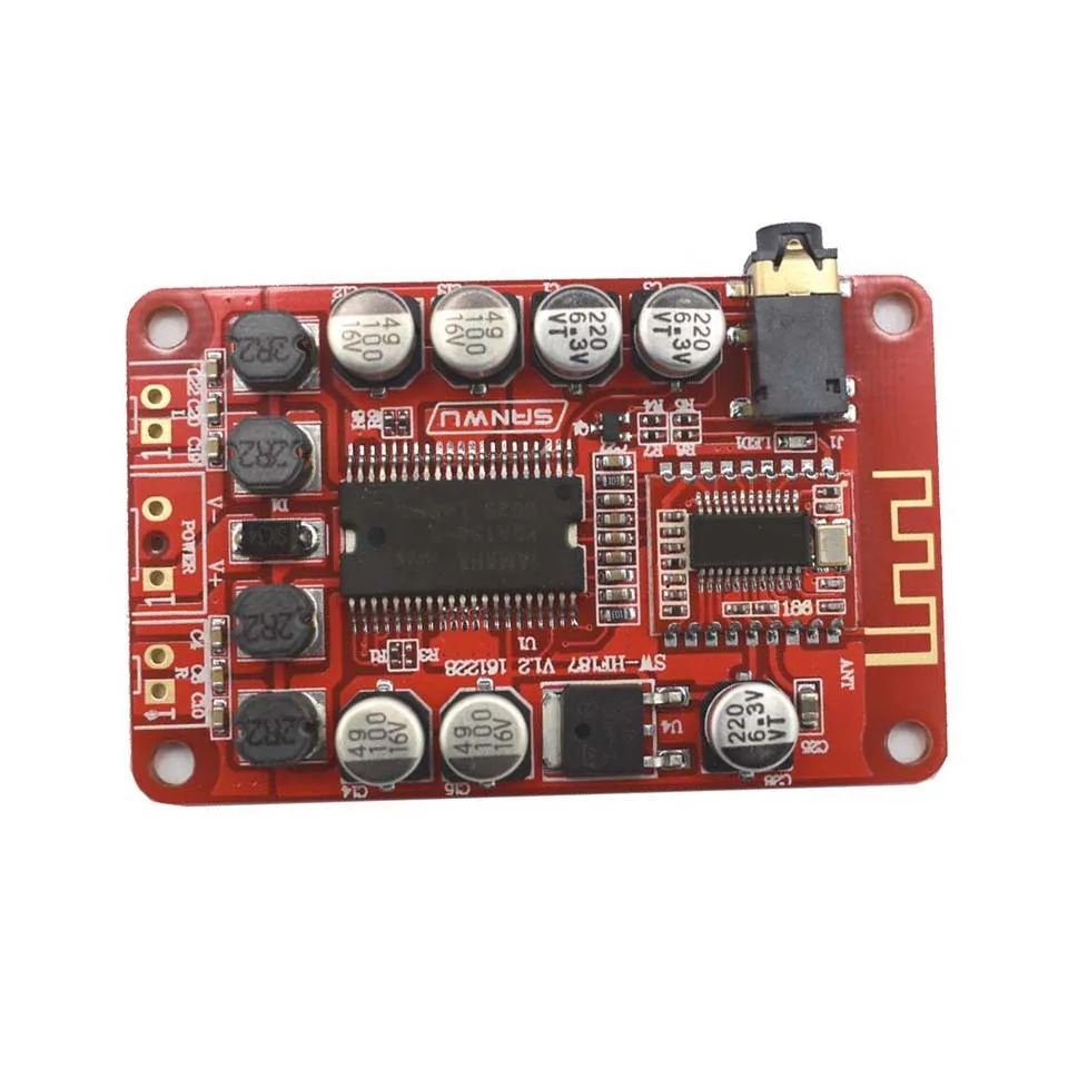 Lusya Yamaha YDA138 класса D двухканальный стерео Bluetooth цифровой усилитель доска 2X10W DC8 14V A6